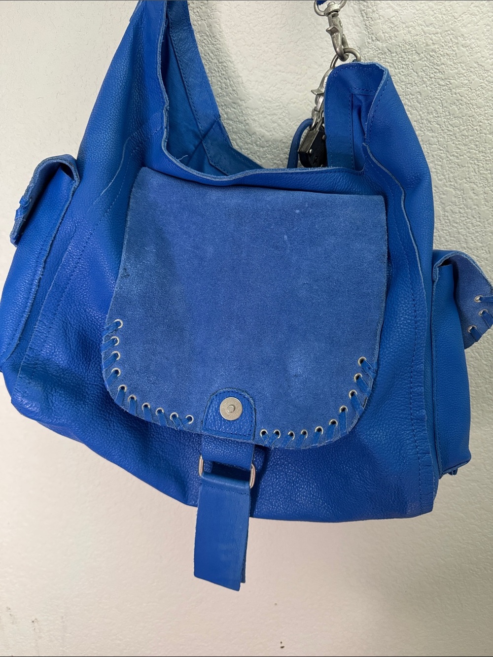 Free People - We the Free Leigh leather bag - cobalt blue - Picture 6 of 9